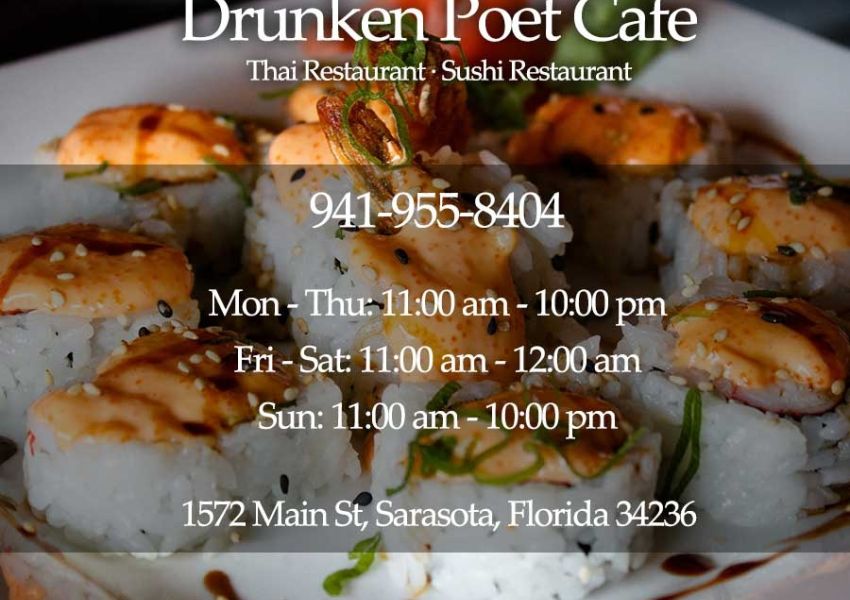 Drunken Poet Cafe Thai Bistro & Sushi Bar