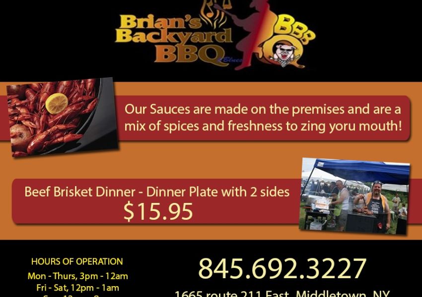 Brian’s Backyard BBQ