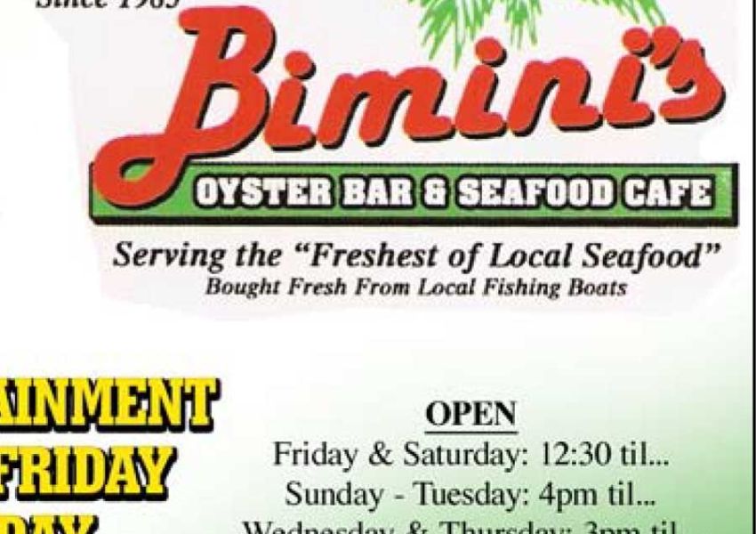 Bimini’s Oyster Bar & Seafood Market